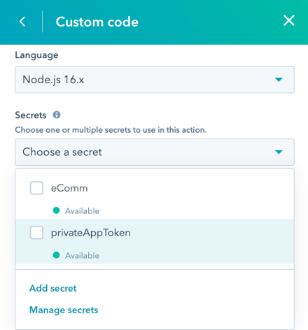 workflow-custom-code-secrets